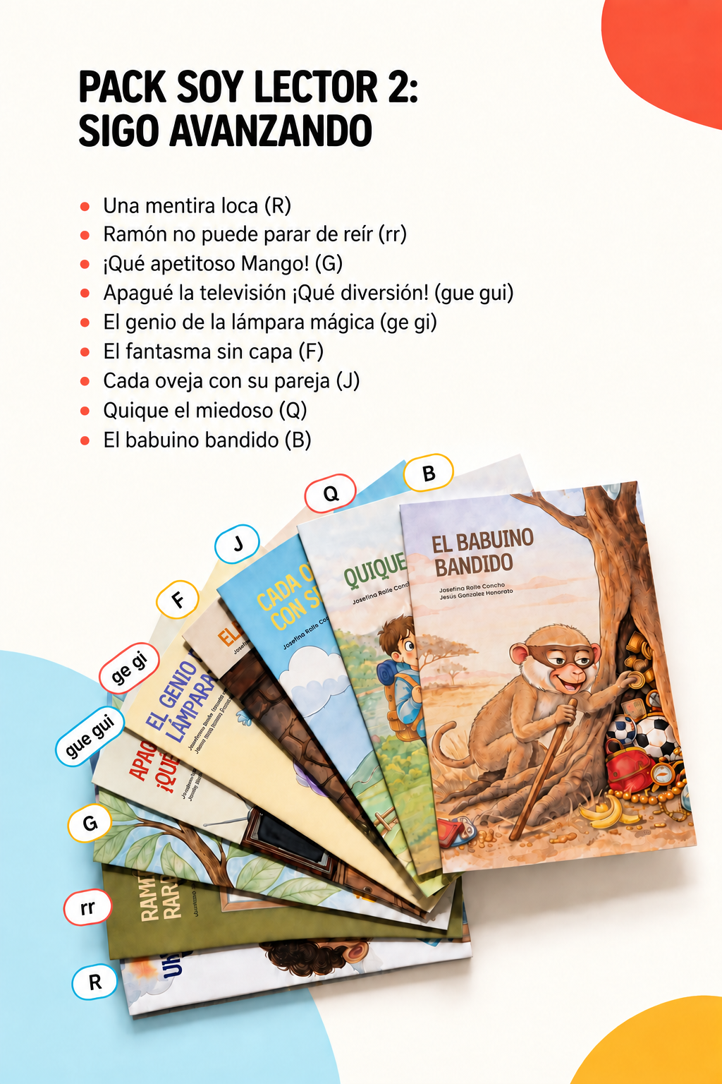 Pack Soy Lector 2: Sigo avanzando (9 libros: R a B)