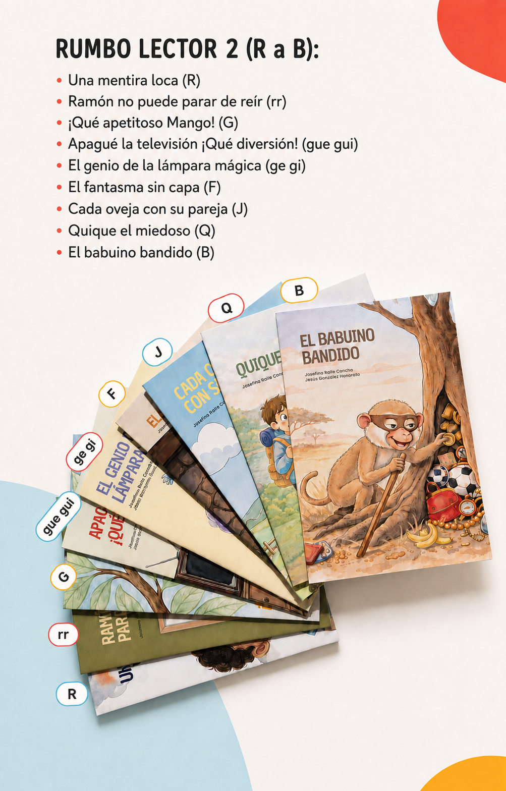 Pack Soy Lector 2: Voy avanzando, 9 libros de la R a la B abiertos en abanico